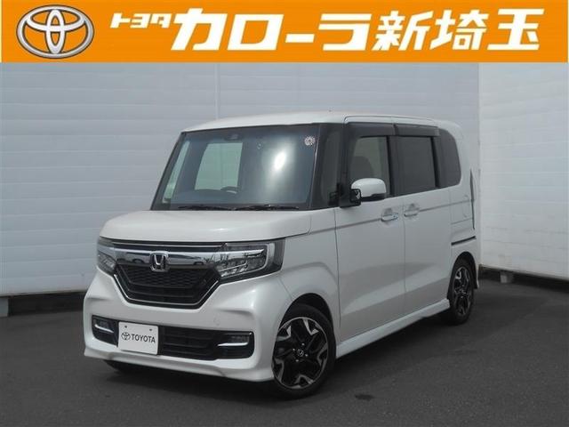 ホンダ Ｎ－ＢＯＸカスタム Ｇ・ＥＸターボホンダセンシング　両電動スライドドア　衝突低減ブレーキ　地デジ　スマートキー＆プッシュスタート　後カメラ　セキュリティアラーム　運転席エアバッグ　アルミホイール　キーフリーシステム　サイドカーテンエアバック　ＤＶＤ再生