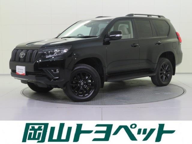 トヨタ ランドクルーザープラド ＴＸ　Ｌパッケージ・ブラックエディション　サンルーフ　４ＷＤ　フルセグ　メモリーナビ　ミュージックプレイヤー接続可　バックカメラ　衝突被害軽減システム　ＥＴＣ　ＬＥＤヘッドランプ　乗車定員７人　３列シート　ワンオーナー　記録簿