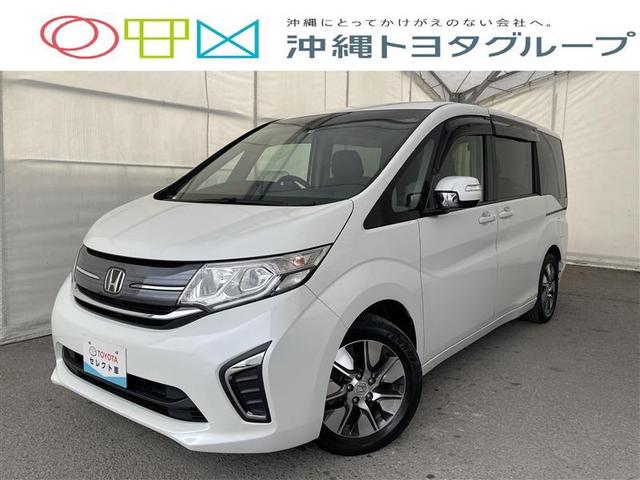 沖縄県豊見城市の中古車ならステップワゴン Ｇ・ＥＸ　ホンダセンシング　フルセグ　メモリーナビ　ＤＶＤ再生　ミュージックプレイヤー接続可　バックカメラ　衝突被害軽減システム　ＥＴＣ　ドラレコ　両側電動スライド　ＬＥＤヘッドランプ　ウオークスルー　乗車定員８人　３列シート