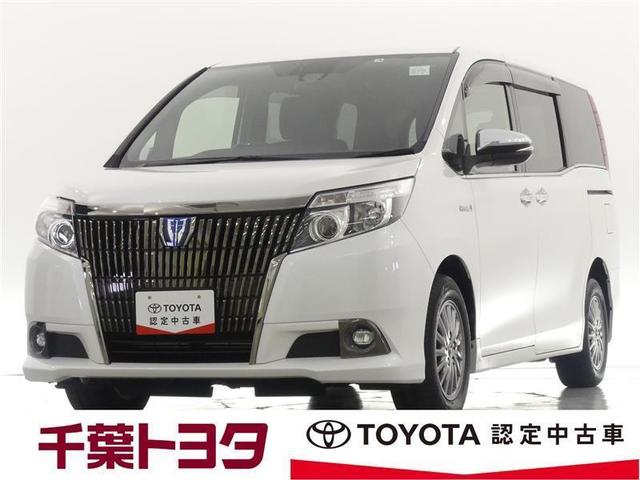 トヨタ エスクァイア ハイブリッドＧｉ　ブラックテーラード　乗車定員７人　アルミホイール　両側電動スライド　ワンオーナー　ＬＥＤヘッドランプ　キーレス　ＣＤ　Ｗエアコン　盗難防止装置　ハイブリッド　オートクルーズコントロール　メモリーナビ　フルセグ