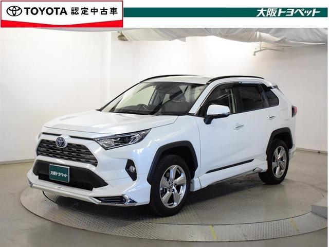 ＲＡＶ４ ハイブリッドＧ　４ＷＤ　メモリーナビ　ミュージックプレイヤー接続可　バックカメラ　衝突被害軽減システム　ＥＴＣ　ＬＥＤヘッドランプ　フルエアロ　シートヒーター　パワーバックドア　ハンドルヒーター　クリアランスソナー