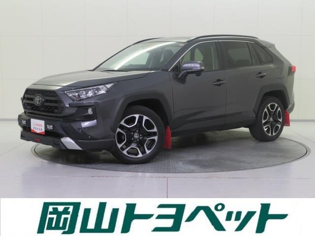 トヨタ ＲＡＶ４ アドベンチャー　サンルーフ　４ＷＤ　フルセグ　メモリーナビ　ＤＶＤ再生　ミュージックプレイヤー接続可　バックカメラ　衝突被害軽減システム　ＥＴＣ　ＬＥＤヘッドランプ　ワンオーナー　記録簿