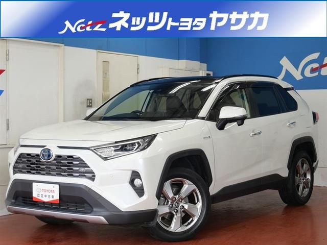 トヨタ ＲＡＶ４ ハイブリッドＧ　サンルーフ　４ＷＤ　フルセグ　メモリーナビ　ＤＶＤ再生　ミュージックプレイヤー接続可　バックカメラ　衝突被害軽減システム　ＥＴＣ　ドラレコ　ＬＥＤヘッドランプ　ワンオーナー