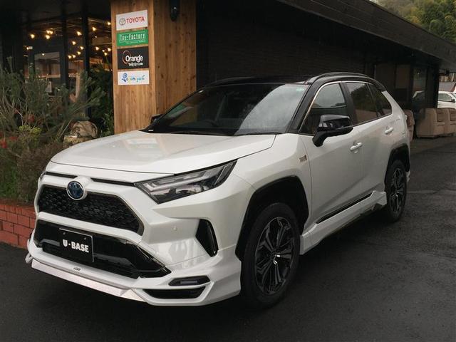 トヨタ ＲＡＶ４　ＰＨＶ Ｚ　アイドリングストップ　アルミホイール　パノラマムーンルーフ　ワンオーナー　１００Ｖ電源　バックカメラ　衝突被害軽減システム　ＬＥＤヘッドライト　パワーシート　ＥＴＣ　４ＷＤ　オートクルーズコントロール