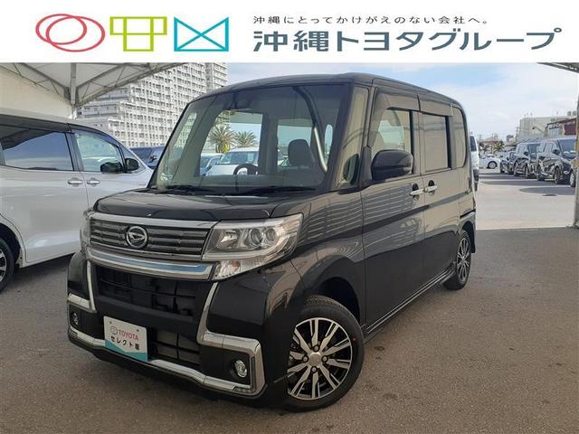 沖縄の中古車 ダイハツ タント 支払総額 148.9万円 リ済込 2019(令和1)年 3.8万km ブラックマイカメタリック