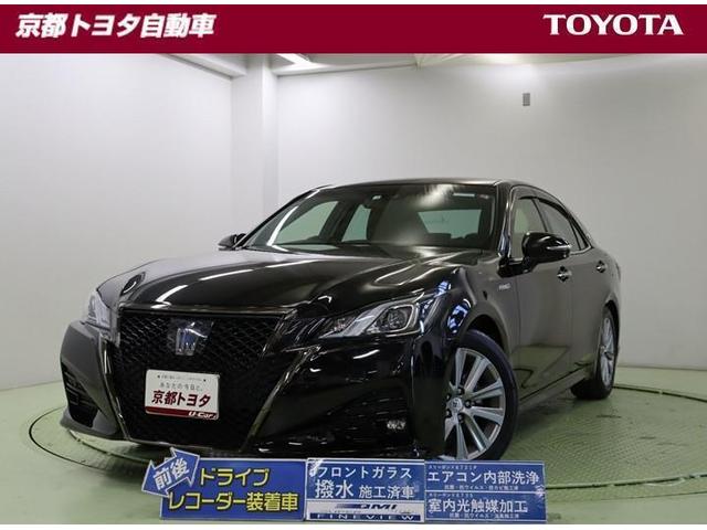 トヨタ クラウンハイブリッド アスリートＳ　Ｊ－フロンティア　クルコン　ＬＥＤライト　電動シート　盗難防止装置　ＥＴＣ車載器　フルセグ　ミュージックプレイヤー接続可　ドラレコ　スマートキー　横滑り防止機能　ＡＢＳ　キーレス　ナビＴＶ　メモリーナビ　アルミホイール