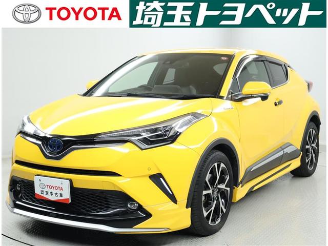 トヨタ Ｃ－ＨＲ Ｇ　運転席エアバック　エアロ　ＤＶＤ再生機能　１オーナー車　Ｂカメラ　ＬＥＤヘッドライト　助手席エアバック　サイドカーテンエアバック　横滑り防止装置付　記録簿有り　キーフリーシステム　クルーズコントロール