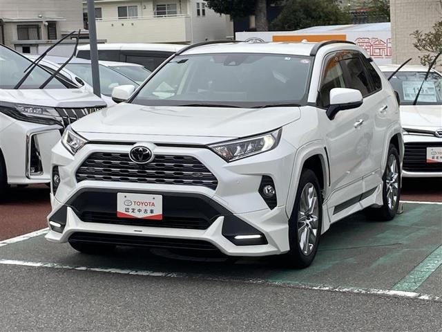 トヨタ ＲＡＶ４ Ｇ　Ｚパッケージ　４ＷＤ　メモリーナビ　バックカメラ　衝突被害軽減システム　ＥＴＣ　ドラレコ　ＬＥＤヘッドランプ　ワンオーナー　フルエアロ　記録簿