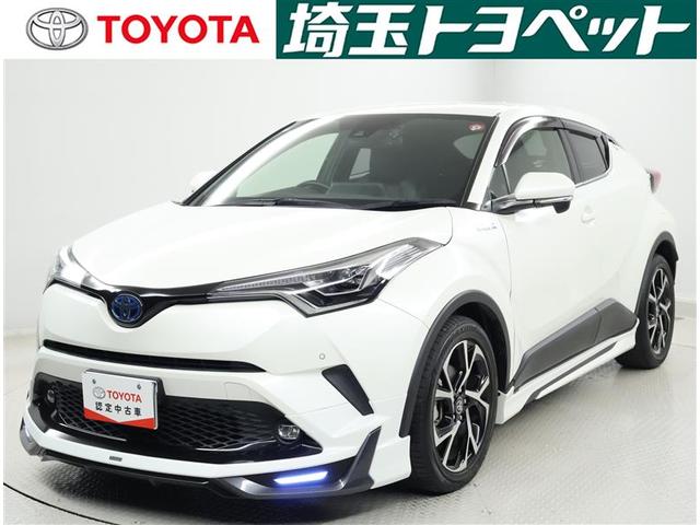 トヨタ Ｃ－ＨＲ Ｇ　運転席エアバック　黒革シート　エアロ　ＤＶＤ再生機能　１オーナー車　Ｂカメラ　ＬＥＤヘッドライト　助手席エアバック　サイドカーテンエアバック　横滑り防止装置付　記録簿有り　キーフリーシステム　ＥＴＣ