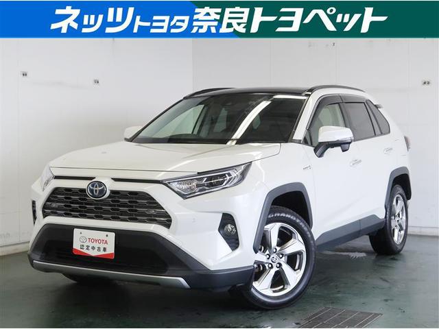 トヨタ ＲＡＶ４ ハイブリッドＧ　バックカメラ付き　パノラマルーフ　スマートキ－　ＥＳＣ　ＬＥＤライト　オートクルーズ　Ｐシート　イモビライザー　フルタイム４ＷＤ　アイドリングストップ　メモリ－ナビ　キーレスエントリー　アルミホイール