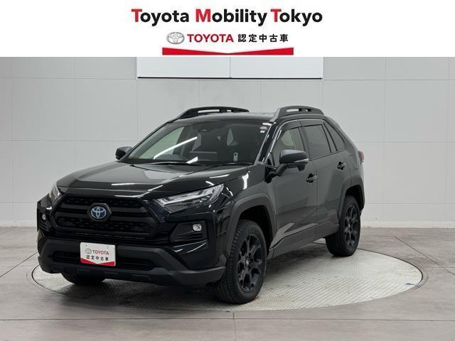 トヨタ ＲＡＶ４ ハイブリッドアドベンチャー　オフロードパッケージＩＩ　衝突軽減ブレーキ　クルコン　リアカメラ　ＬＥＤライト　エアコン　ドラレコ　４ＷＤ　パワーシート　インテリキー　ミュージックプレイヤー接続可　ワンオーナー　ナビＴＶ　ＥＴＣ　アルミホイール　メモリーナビ