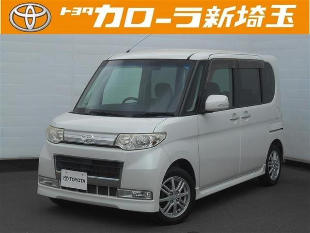 ダイハツ タント カスタムＶセレクション　地デジ　運転席助手席エアバック　スマキー　ＥＴＣ付き　アルミ　整備点検記録簿　盗難防止システム　キーフリー　パワステ　パワーウィンドウ　ベンチシート　ナビＴＶ　運転席エアバッグ　ＡＵＴＯエアコン