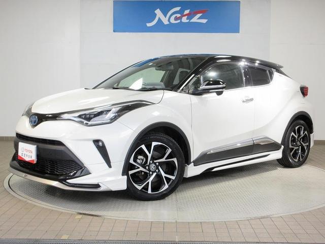 トヨタ Ｃ－ＨＲ Ｇ　ディーラー保証１年　踏み間違い加速抑制　１００Ｖ電源　ＢＴ接続　フルセグ　メモリーナビ　バックカメラ　衝突被害軽減システム　ＥＴＣ　ドラレコ　ＬＥＤヘッドランプ　フルエアロ　純正アルミホイール