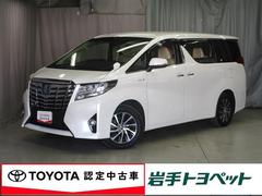 トヨタ　アルファードハイブリッド　Ｇ　４ＷＤ　寒冷地　メモリーナビ