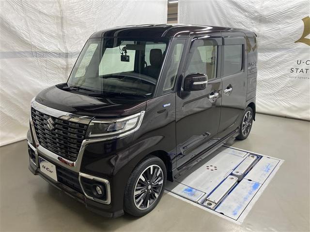 スズキ スペーシアカスタム ハイブリッドＸＳターボ　４ＷＤ　フルセグ　メモリーナビ