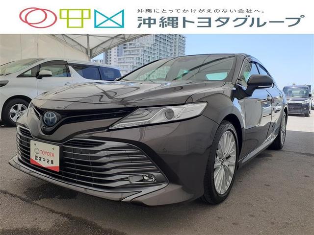 沖縄県浦添市の中古車ならカムリ Ｇレザーパッケージ　フルセグ　メモリーナビ　ＤＶＤ再生　ミュージックプレイヤー接続可　バックカメラ　衝突被害軽減システム　ＥＴＣ　ドラレコ　ＬＥＤヘッドランプ　アイドリングストップ