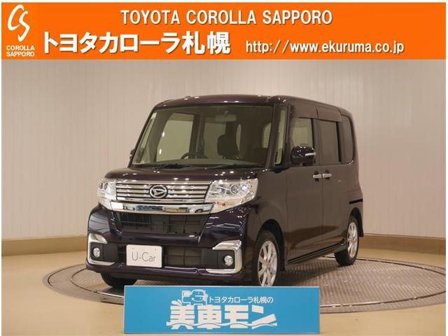 ダイハツ タント カスタムＸ　４ＷＤ　ワンセグ　メモリーナビ　バックカメラ　電動スライドドア　ＬＥＤヘッドランプ　フルエアロ　アイドリングストップ