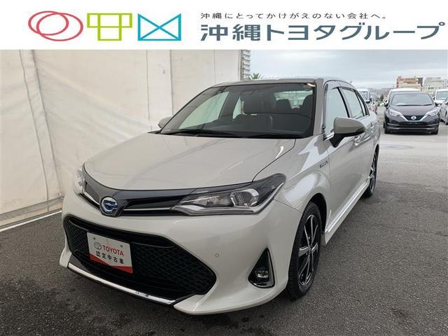 沖縄県の中古車ならカローラアクシオ ハイブリッドＧ　ダブルバイビー　フルセグ　メモリーナビ　ミュージックプレイヤー接続可　バックカメラ　衝突被害軽減システム　ＥＴＣ　ドラレコ　ＬＥＤヘッドランプ