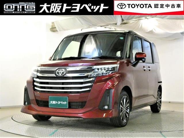 ルーミー（トヨタ）カスタムＧ−Ｔ　衝突被害軽減Ｓ　両側電動パワースライドドア　Ｂカメラ　ＬＥＤライト　スマートキー＆プッシュスタート　クルコン　キーフリーシステム　ＥＴＣ　アルミホイール　Ｗエアバック　イモビ　オートエアコン　ＤＶＤ 中古車画像