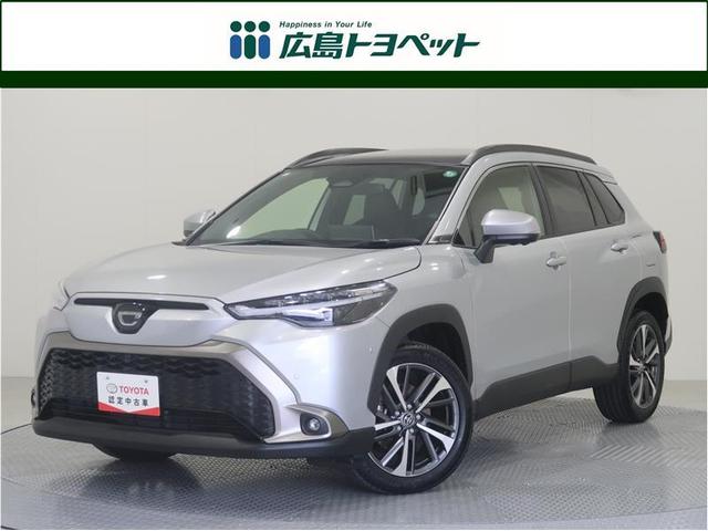 カローラクロス(トヨタ) ハイブリッド　Ｚ　サンルーフ　フルセグ　メモリーナビ　ミュージックプレイヤー接続可　バックカメラ　衝突被害軽減システム　ＥＴＣ　ＬＥＤヘッドランプ　記録簿 中古車画像
