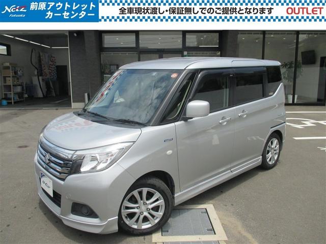 ソリオ ハイブリッドＭＸ　ＡＵＴＯエアコン　左側オートスライドドア　イモビライザー　ＥＴＣ車載器　キーレススタートシステム　横滑り防止システム　ＡＷ　ＰＳ　ＳＲＳ　助手席エアバック　ドラレコ　ＡＢＳ　アイスト　パワーウインド（1枚目）