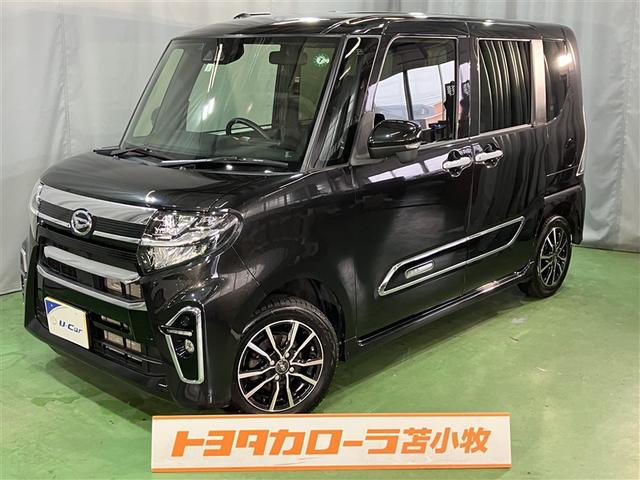タント カスタムＸセレクション　４ＷＤ　ワンセグ　メモリーナビ　ＤＶＤ再生　バックカメラ　衝突被害軽減システム　ＥＴＣ　両側電動スライド　ＬＥＤヘッドランプ　アイドリングストップ（1枚目）