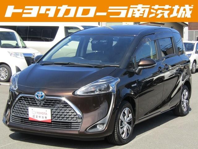 シエンタ ハイブリッドＧ　クエロ　点検記録簿　地デジＴＶ　横滑り防止　ＬＥＤライト　クルコン　ドライブレコーダー　スマートキー　ＥＴＣ　１オーナー　バックモニタ　オ－トエアコン　メモリ－ナビ　エアバッグ　３列シート　ナビ＆ＴＶ　ＡＢＳ（1枚目）