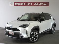 ヤリスクロス ハイブリッドZ アドベンチャー 半革シート インテリジェントクリアランスソナー 地デジ AW Bカメラ スマートキー&プッシュスタート LEDヘッドライト Pシート クルコン 横滑り防止装置 オートエアコン ETC TV キーフリー 中古車画像