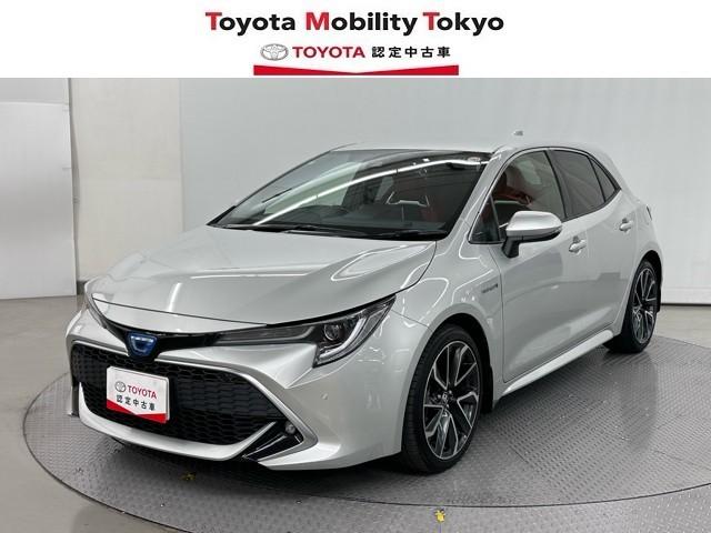 カローラスポーツ(トヨタ) ハイブリッドG Z サイドエアバック 前後誤発進抑制 盗難防止 スマートキーシステム Bモニ オートクルーズ LEDライト 1オーナー車 エアバック オートエアコン 地デジ ナビTV AW デュアルエアバッグ 整備記録簿 中古車画像