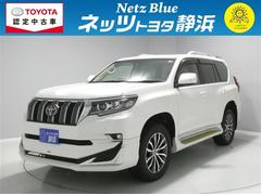 ランドクルーザープラド TX Lパッケージ セーフティーセンス ドラレコ付き LEDヘッドライト フルエアロ 純正アルミホイール ETC バックモニター スマートキー CD/DVD再生付き フルセグメモリーナビ 本革シート 3列シート 中古車画像