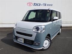 ムーヴキャンバス ストライプスG アイドルストップ ナビTV Bカメラ パワーウインドウ フルセグTV セキュリティアラーム スマートキープッシュスタート カーテンエアバック キーフリーキー LEDライト ベンチシート PS ABS 中古車画像