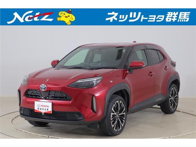 ヤリスクロス ハイブリッドＺ　インテリジェントキー　アルミホイル　ＬＥＤライト　１オ－ナ－　リアカメラ　クルーズコントロール　整備記録簿　横滑り防止システム　ナビＴＶ　メモリーナビゲーション　電動シ－ト　パワステ　オートエアコン（1枚目）