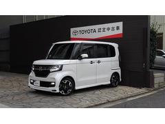 N-BOXカスタム G・EXターボホンダセンシング 1オーナ アルミ Rカメ エアロ クルコン ナビTV サイドエアバッグ LEDヘットライト ETC Fセグ メモリーナビ 横滑り防止 AUX パワーステアリング ドライブレコーダー DVD再生可 AC 中古車画像