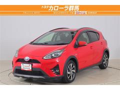 アクア クロスオーバー フルセグ メモリーナビ DVD再生 ミュージックプレイヤー接続可 バックカメラ 衝突被害軽減システム ETC ドラレコ LEDヘッドランプ 記録簿 中古車画像