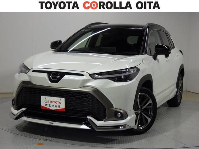 カローラクロス ハイブリッド　Ｚ　フルセグ　メモリーナビ　ミュージックプレイヤー接続可　バックカメラ　衝突被害軽減システム　ＥＴＣ　ドラレコ　ＬＥＤヘッドランプ　ワンオーナー　フルエアロ　盗難防止装置　アルミホイール　電動シート（1枚目）