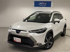 カローラクロス ハイブリッド Z 4WD DVD再生 ミュージックプレイヤー接続可 バックカメラ 衝突被害軽減システム ドラレコ LEDヘッドランプ パワーシート スマートキー 横滑り防止 ハイブリッド トヨタ車両検査証明書 中古車画像