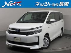 ヴォクシー ハイブリッドX フルセグ メモリーナビ DVD再生 バックカメラ ETC 両側電動スライド LEDヘッドランプ 乗車定員7人 3列シート 記録簿 中古車画像