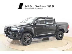 ハイラックス Z GRスポーツ キーレス オートクルーズ アルミホイール Bカメラ メモリーナビ フルオートエアコン 横滑防止装置 スマキー パワーステアリング LEDライト パートタイム4WD 記録簿 パワーウィンドウ 電動シート 中古車画像