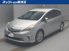 プリウスアルファ Gツーリングセレクション フルエアロ SDナビ バックカメラ スマートキー LEDヘッドライト ETC オートライト オートエアコン 純正17インチアルミホイール Bluetooth接続 CD DVD再生 フォグランプ 中古車画像