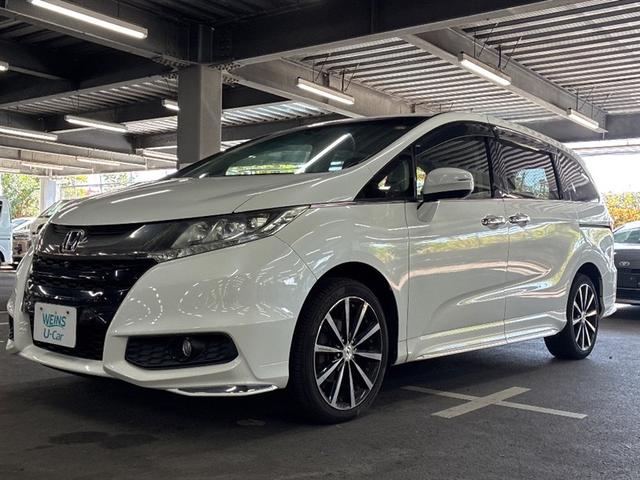 オデッセイ アブソルート・２０ｔｈアニバーサリー　ＬＥＤライト　クルコン　パワーシート　３列シート　バックカメラ　４ＷＤ　ウォークスルー　スマキー　フルセグＴＶ　メモリーナビ　衝突軽減ブレーキ　ＤＶＤ　ＥＴＣ車載器　Ｗパワスラ（1枚目）