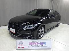 クラウンハイブリッド RSアドバンス Four 革シート サンルーフ 4WD フルセグ メモリーナビ DVD再生 バックカメラ 衝突被害軽減システム ETC LEDヘッドランプ ワンオーナー 記録簿 中古車画像