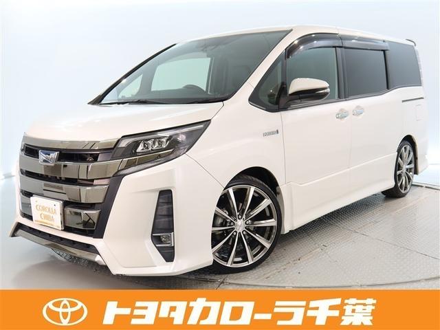 ノア ハイブリッドＳｉ　ダブルバイビー　１年間走行無制限保証　衝突回避被害軽減　車線逸脱警報機能　メモリナビ　フルセグＴＶ　バックカメラ　後席用モニター　ドライブレコーダー　ＥＴＣ　クルーズコントロール　電動スライドドア　ＬＥＤヘッドライト（1枚目）