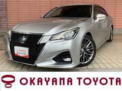 クラウンハイブリッド アスリートG トヨタ認定中古車 本革シート フルセグ メモリーナビ DVD再生 Bluetooth接続 USB端子 ミュージックプレイヤー接続可 バックカメラ 衝突被害軽減システム ETC LEDヘッドランプ 中古車画像