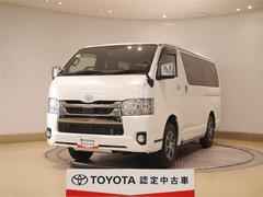 ハイエースバン スーパーGL ダークプライムII 両側オートスライドドア 寒冷地 AC 助手席エアバック 盗難防止システム 4WD車 ETC付き LEDヘッドランプ エアB 横滑り防止 前席パワーウィンドウ AC100 パワステ キーレス アルミ 中古車画像