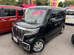 スペーシアカスタム ハイブリッドGS 4WD 衝突被害軽減システム メモリーナビ バックカメラ 電動スライドドア フルセグ LEDヘッドランプ アルミホイール スマートキー ETC 盗難防止装置 キーレス 横滑り防止機能 ベンチシート 中古車画像