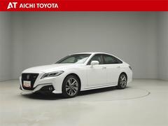 クラウンハイブリッド RS LEDヘッドライト クルコン AC100V スマートエントリー セキュリティーアラーム Bカメラ カーテンエアバッグ 横滑り防止 ETC ドラレコ TVナビ アルミ AUX メモリーナビ ABS PW 中古車画像