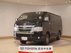 ハイエースバン ロングスーパーGL ダブルエアコン 助手席エアバッグ LEDヘッド 運転席エアバッグ イモビライザー オートエアコン フルセグテレビ フルタイム4WD メモリナビ 寒冷地仕様車 パワーステアリング スマ-トキー キーレス 中古車画像