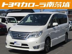 セレナ ハイウェイスター S-ハイブリッド ドラレコ コーナーセンサー エンジンスターター 社外ナビ ETC バックモニター 衝突軽減B 地デジテレビ 3列シート オートクルーズ セキュリティ アルミホイール ABS ナビTV 助手席エアバック 中古車画像