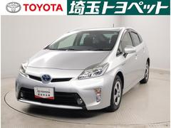 プリウス S Bモニタ- インテリキー デュアルエアバック エアB イモビライザー ナビTV AUTOエアコン 横スベリ防止 アルミホイール ETC装備 ABS サイドエアバッグ パワーステアリング ワンセグ視聴可 中古車画像