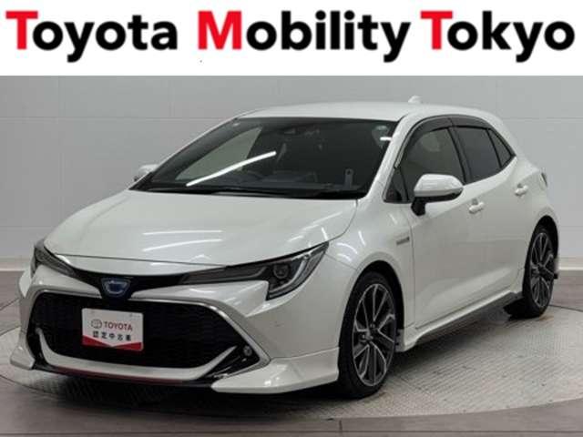 カローラスポーツ(トヨタ) ハイブリッドG Z サイドエアバック 前後誤発進抑制 盗難防止 スマートキーシステム Bモニ オートクルーズ LEDライト エアバック オートエアコン 地デジ エアロ付 ナビTV AW デュアルエアバッグ 整備記録簿 中古車画像